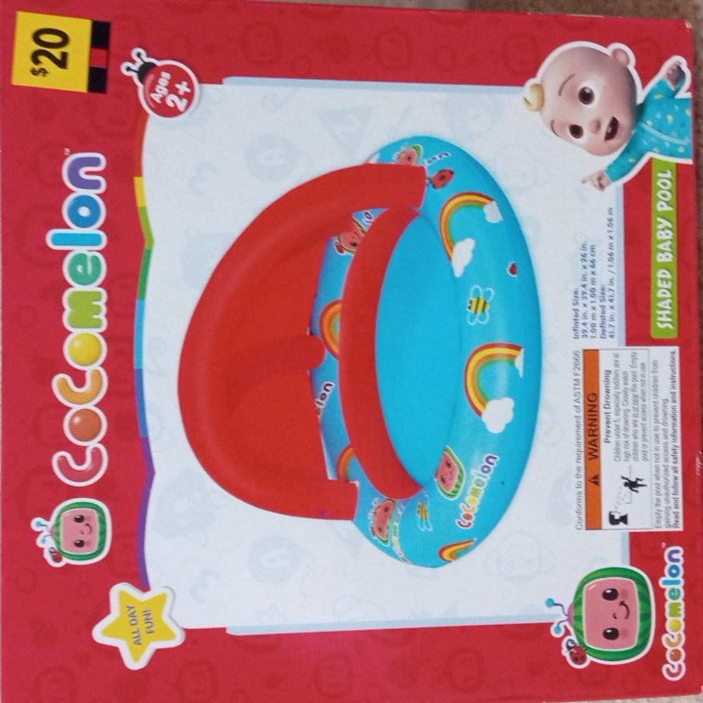 CoComelon Shaded Baby Pool